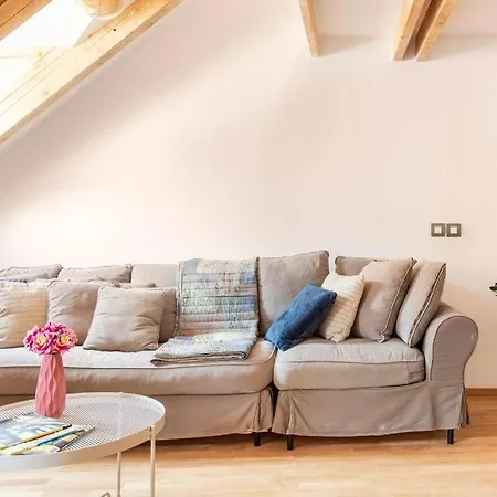 Spacious Castle View Loft Old Centre Apartma Ljubljana